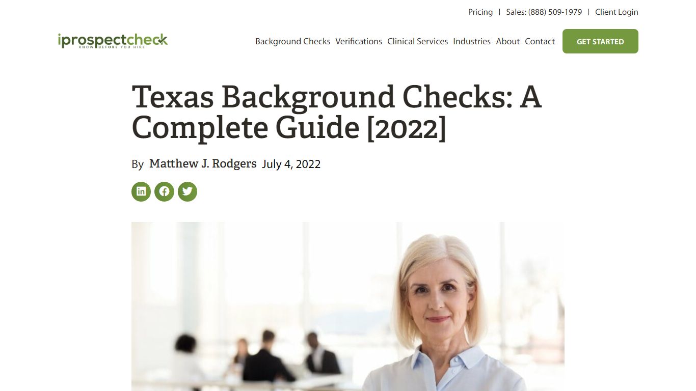 Texas Background Checks: A Complete Guide [2022] - iprospectcheck